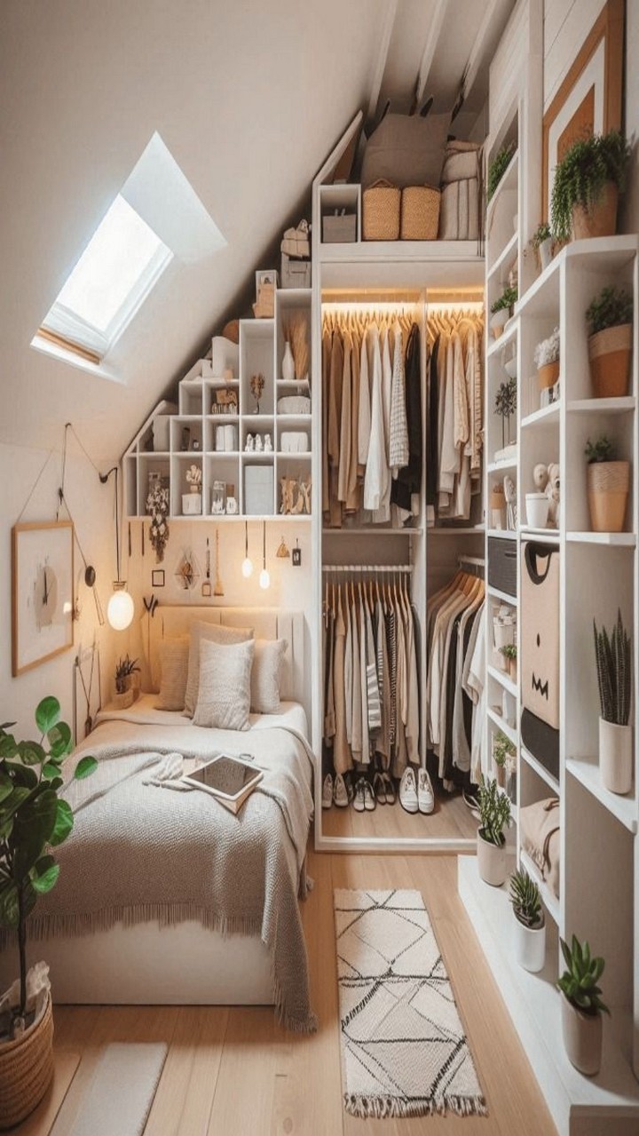 Wall tapestry in dorm room