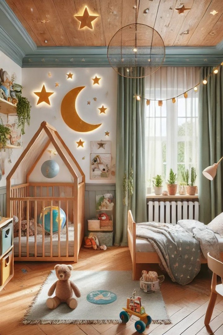 Music themed kids room