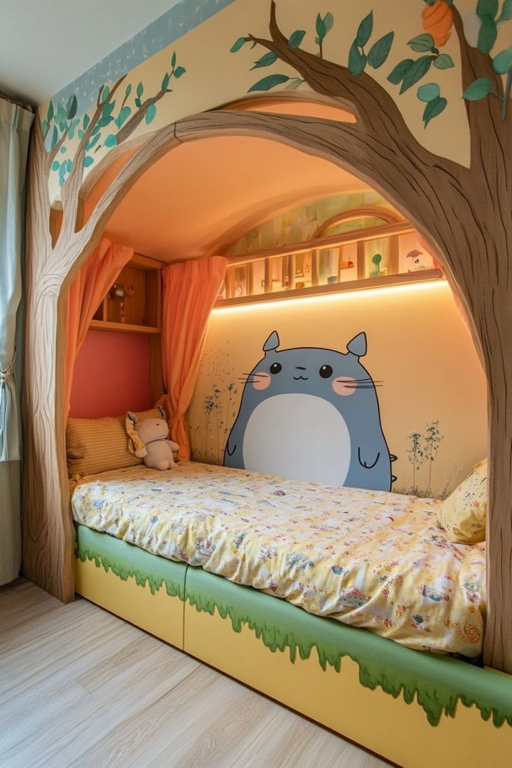 Comic book themed kids room