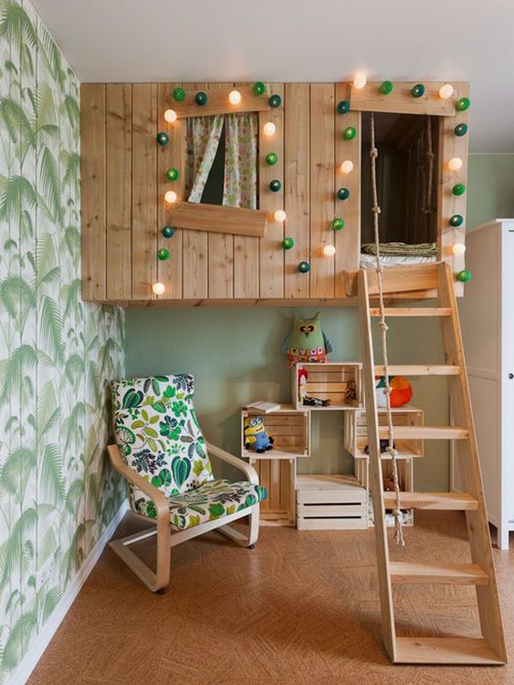 Travel themed kids room