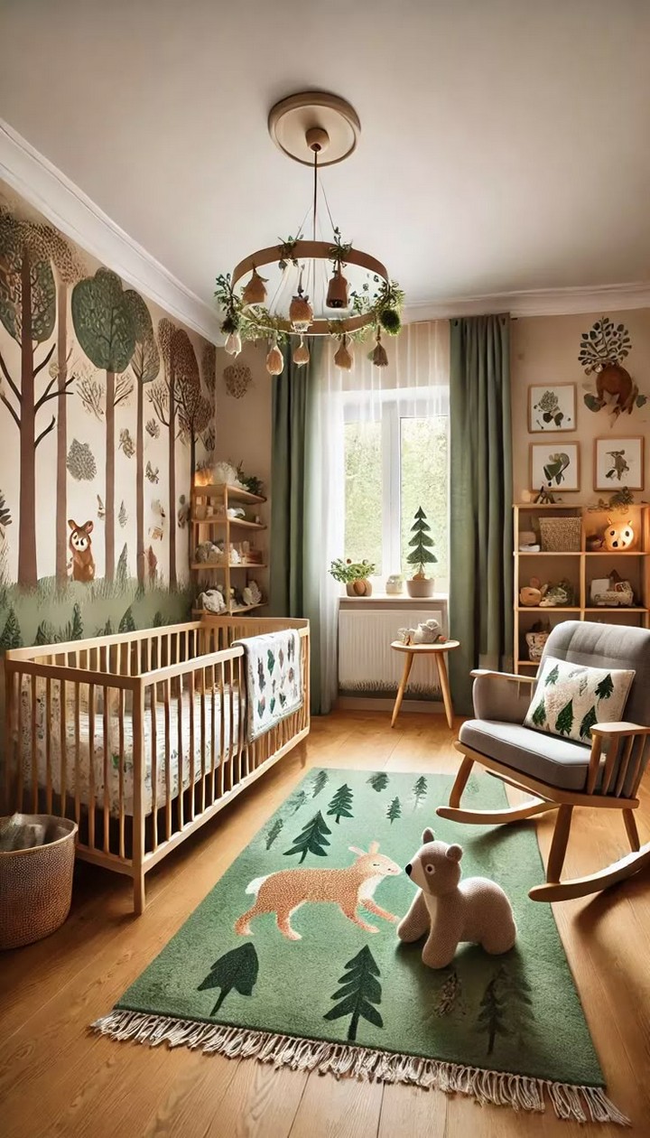 Modern minimalist kids room