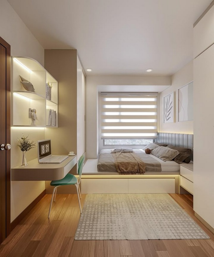 Japandi hidden tech solutions