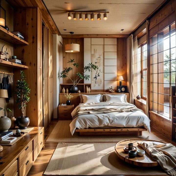 Japandi sliding doors