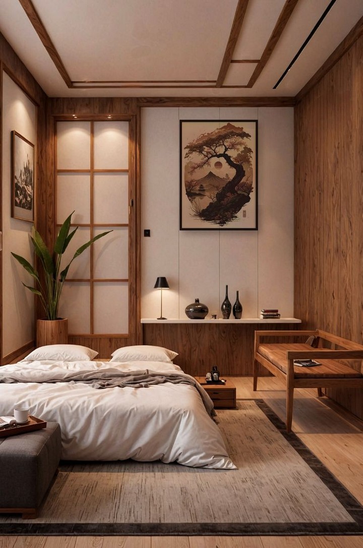 Japandi elevated storage