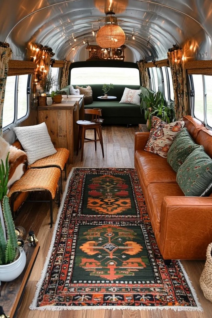Faux fur accessories in Airstream