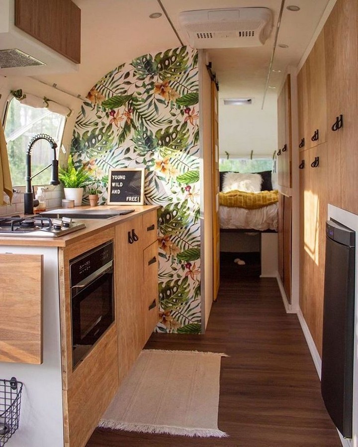 Copper sconces in rustic interior