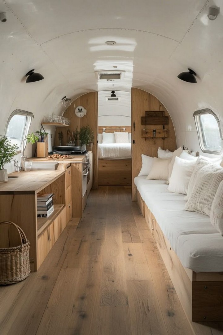 Vintage crates used as rustic storage