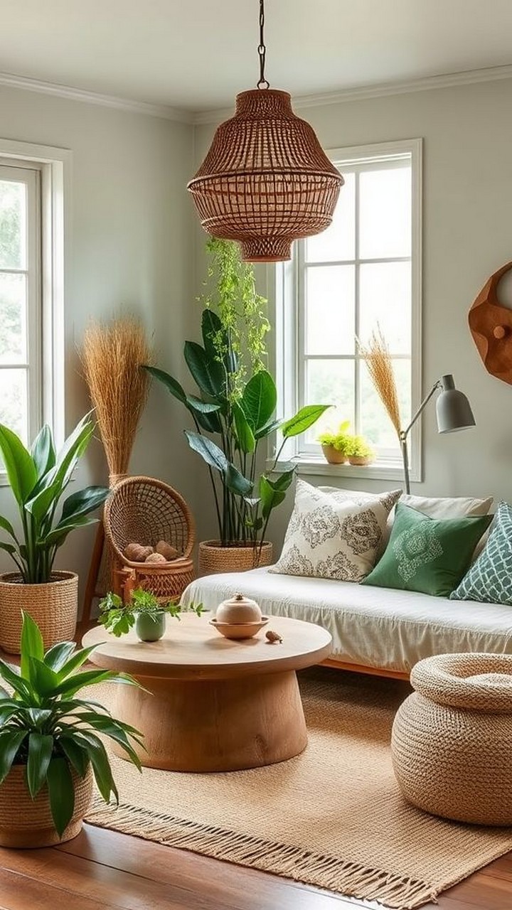 Boho reading nook