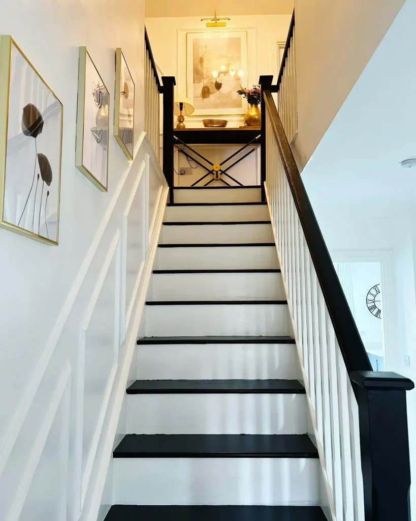 Painted Treads in a Bold Color