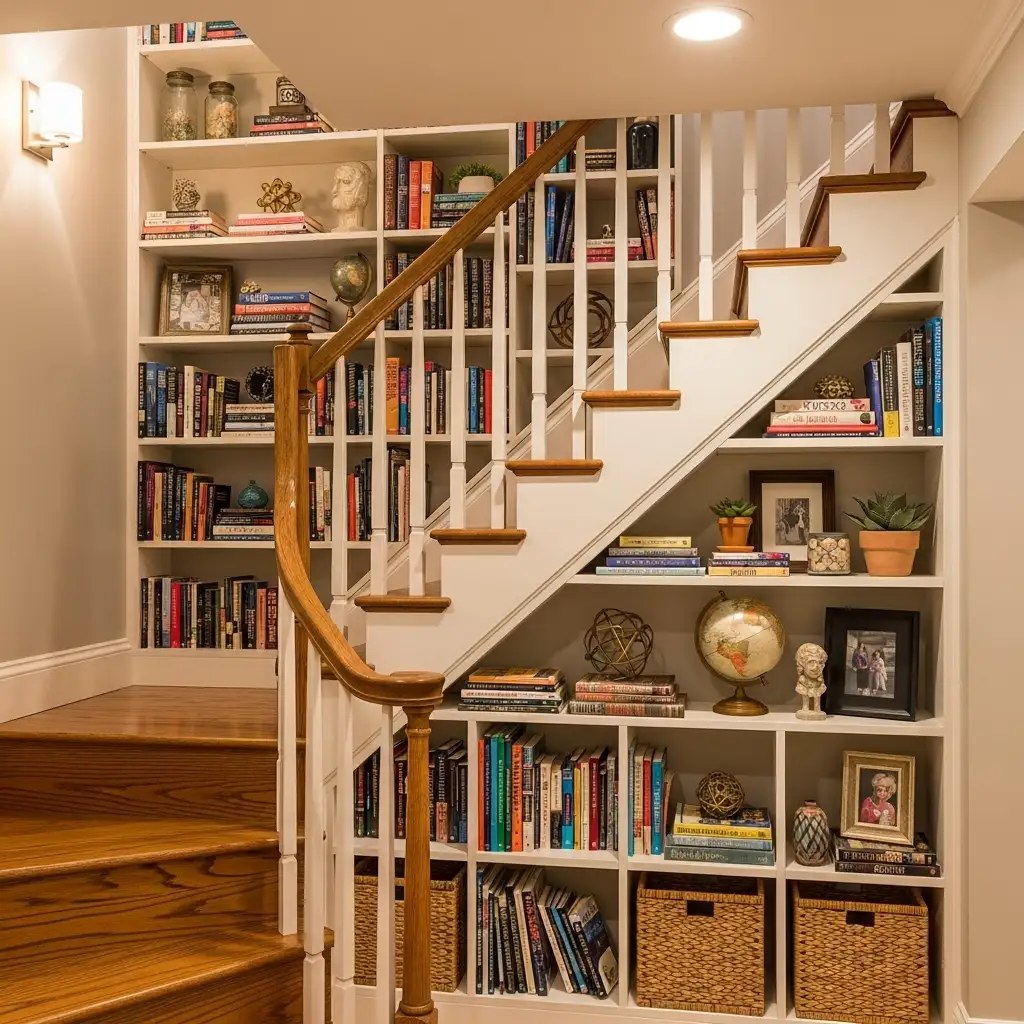 basment stair The Library Staircase
