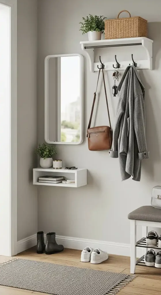 small apartment entryway