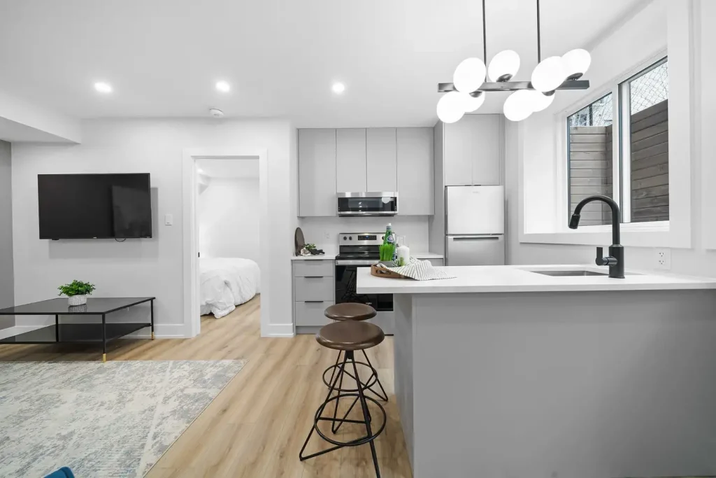 basement kitchen Modern Minimalist Design