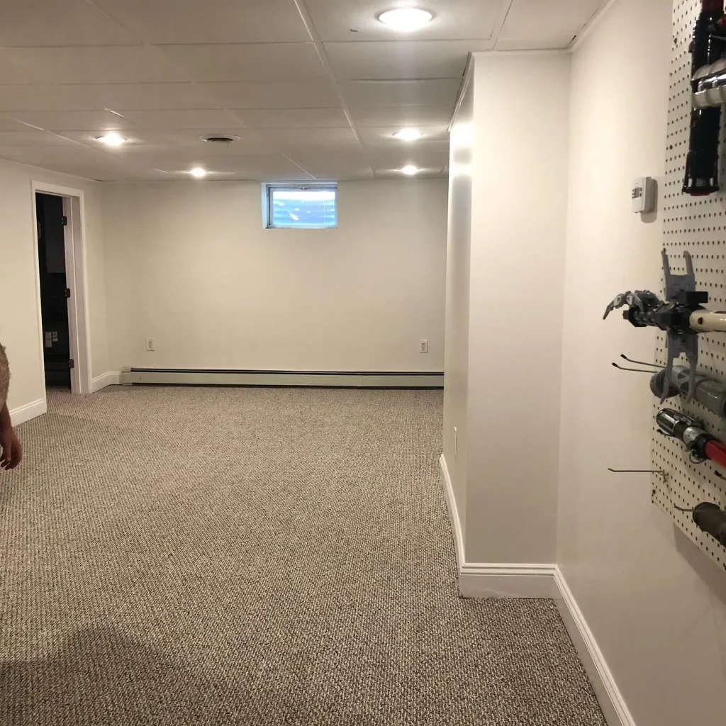 basement Carpet and Carpet Tile