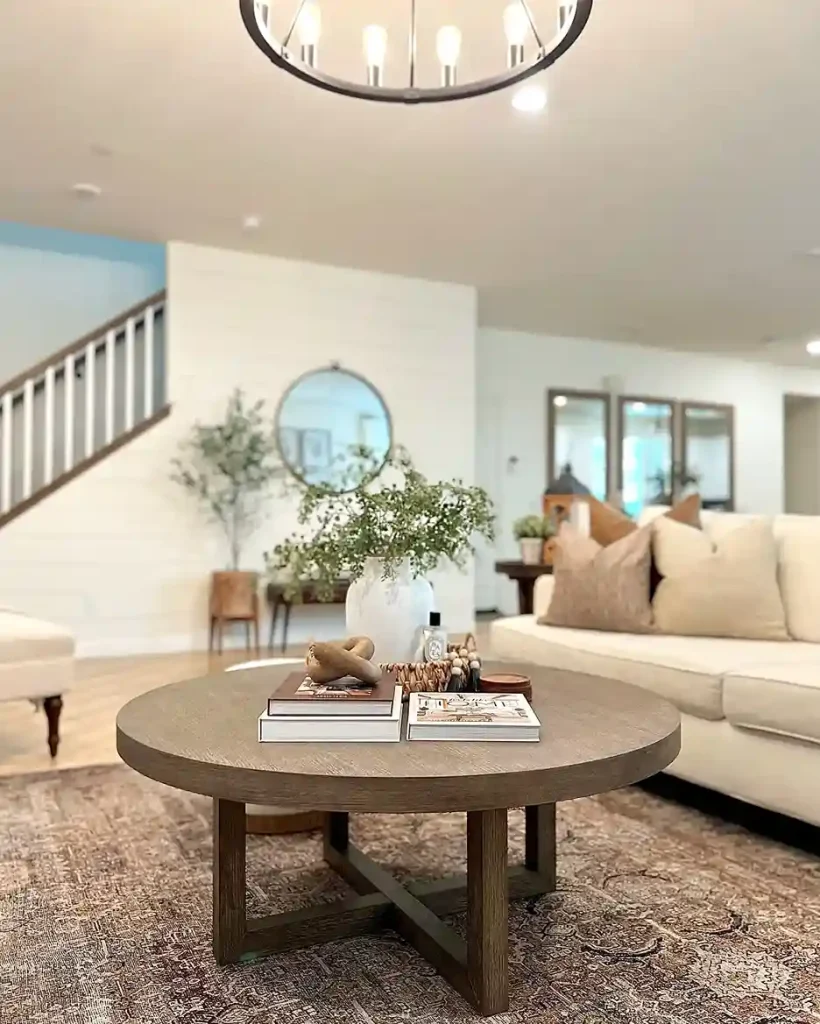 Round Coffee Table Wood