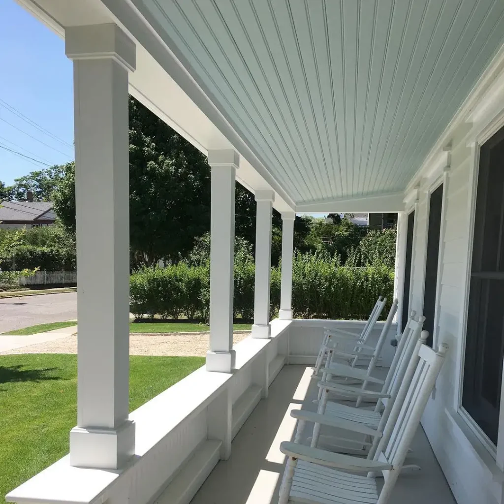 Haint Blue front porch