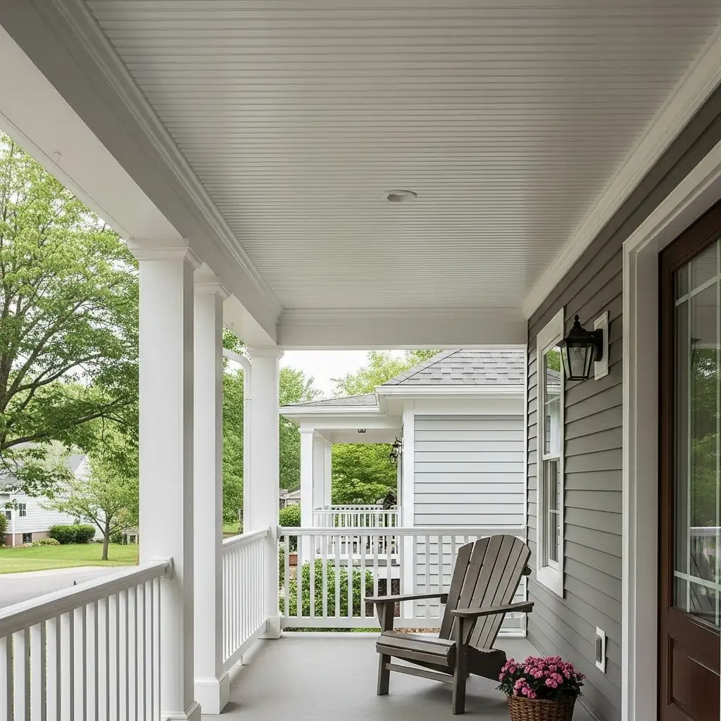 front porch Beadboard Ceiling