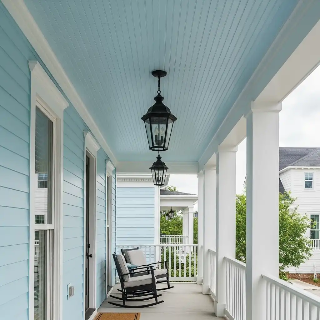 Porch Ceiling Ideas Haint Blue