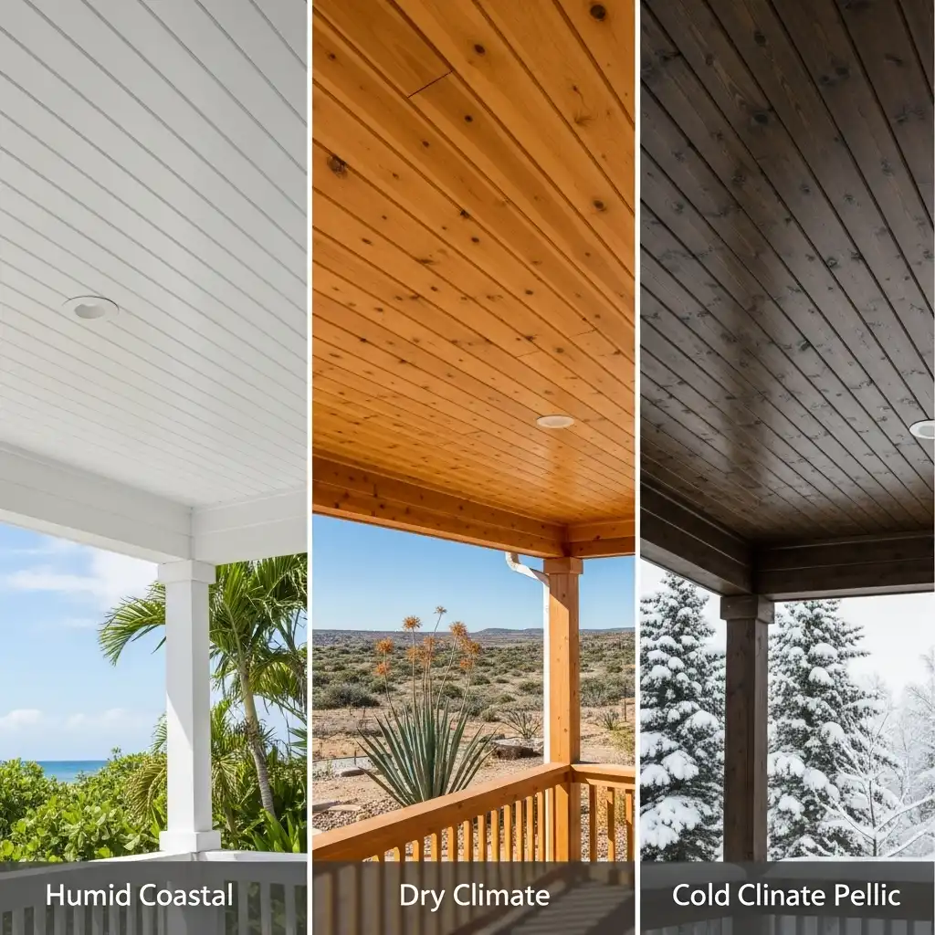 Porch Ceiling Ideas Climate Considerations