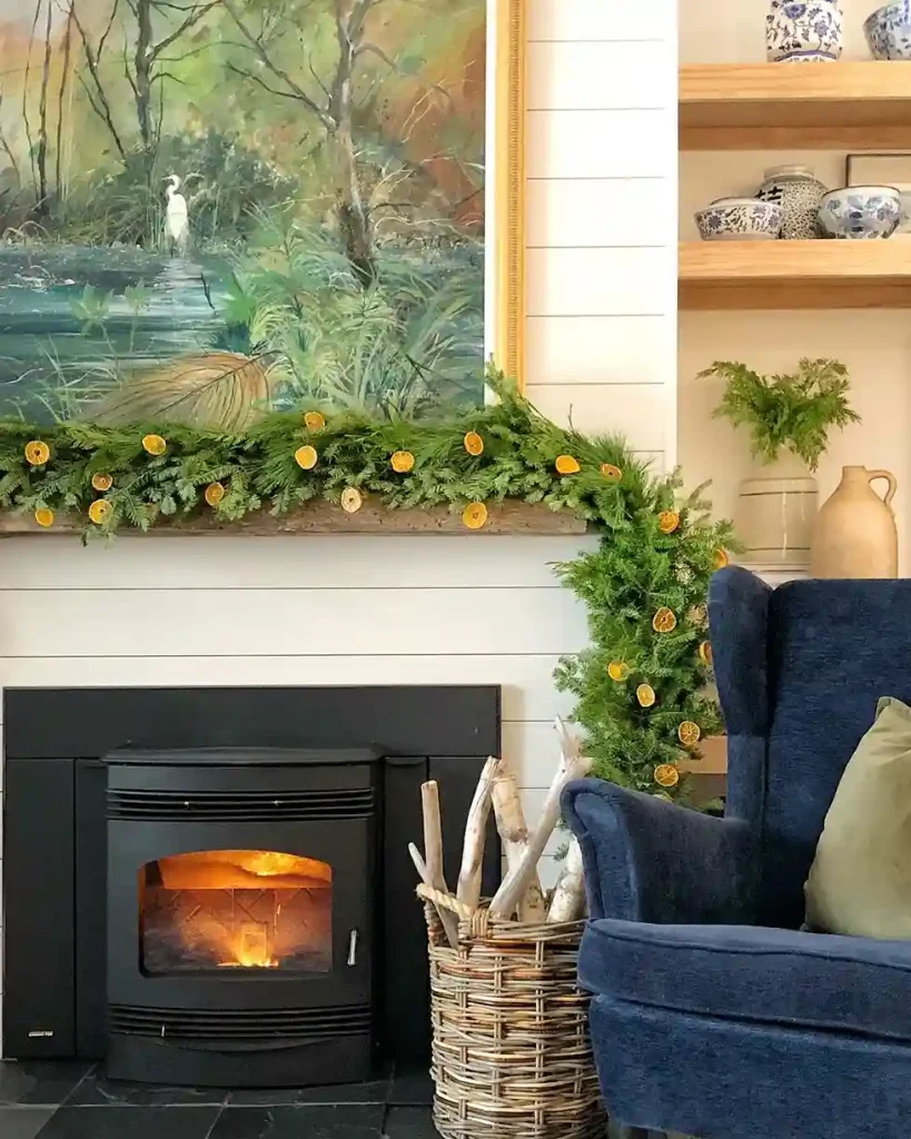 Dried Oranges and Cinnamon Sticks