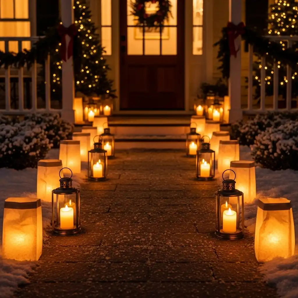 Lanterns and Luminaries for Outdoor Decor