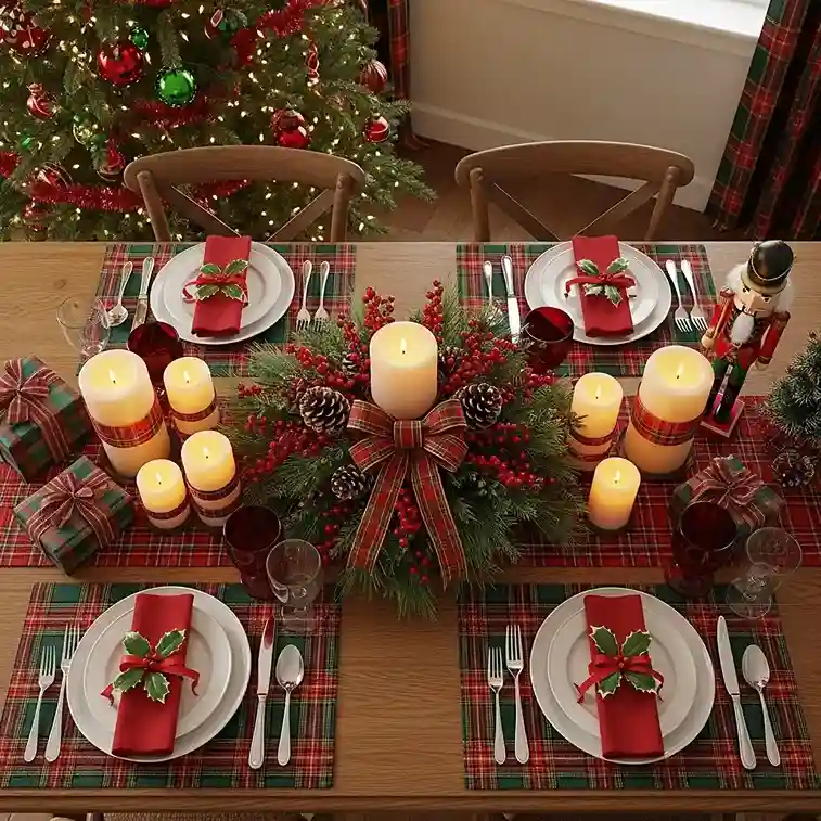 Traditional Red and Green Christmas Colors