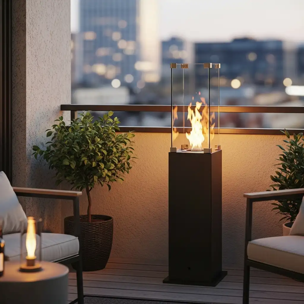 Backyard Fire Pit The Mini Fire Column