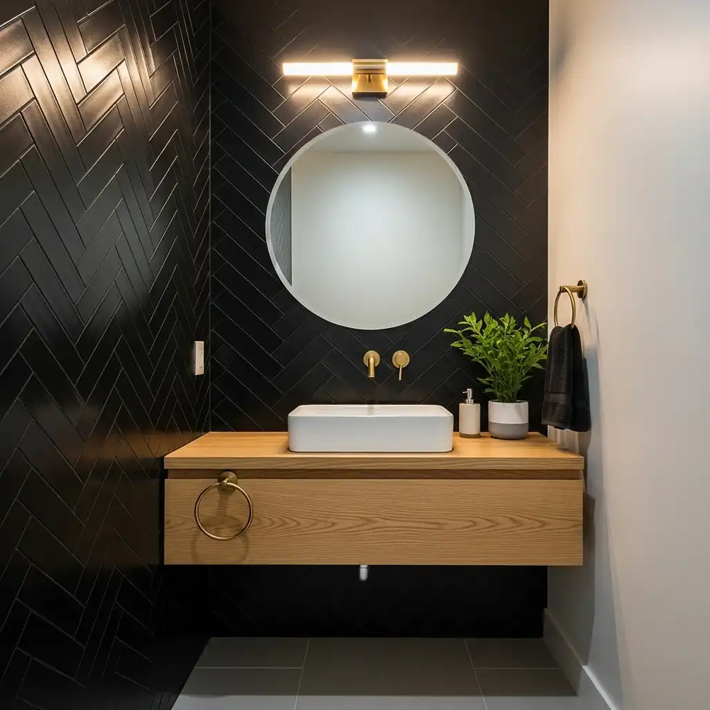 Drama with a Black Accent Wall