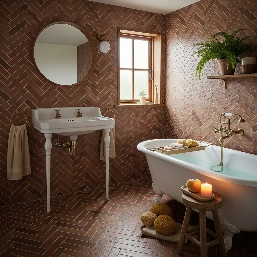 Rustic Look with Brick or Terracotta