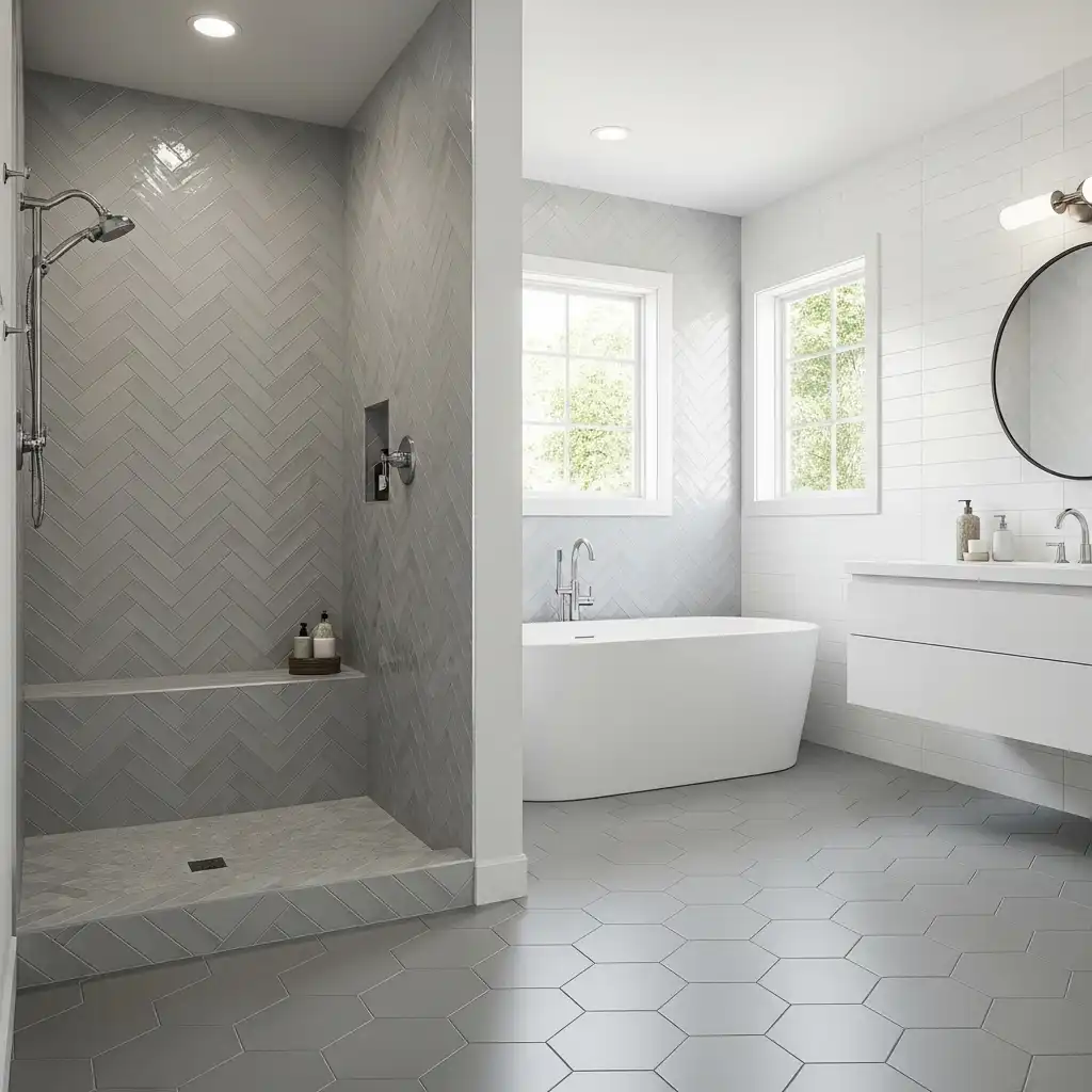 Mix Patterns with Geometric Floors