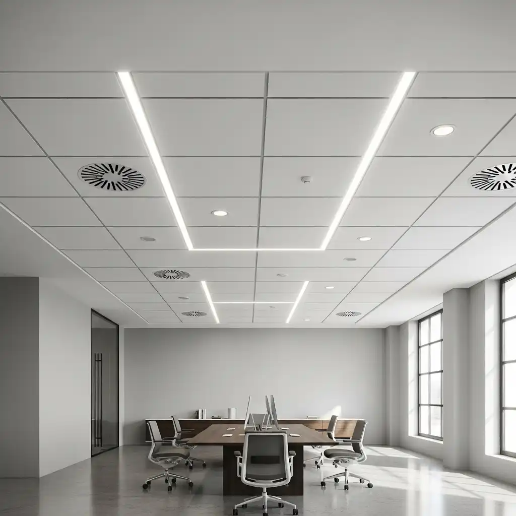 Concealed Grid System (Minimalist Look)