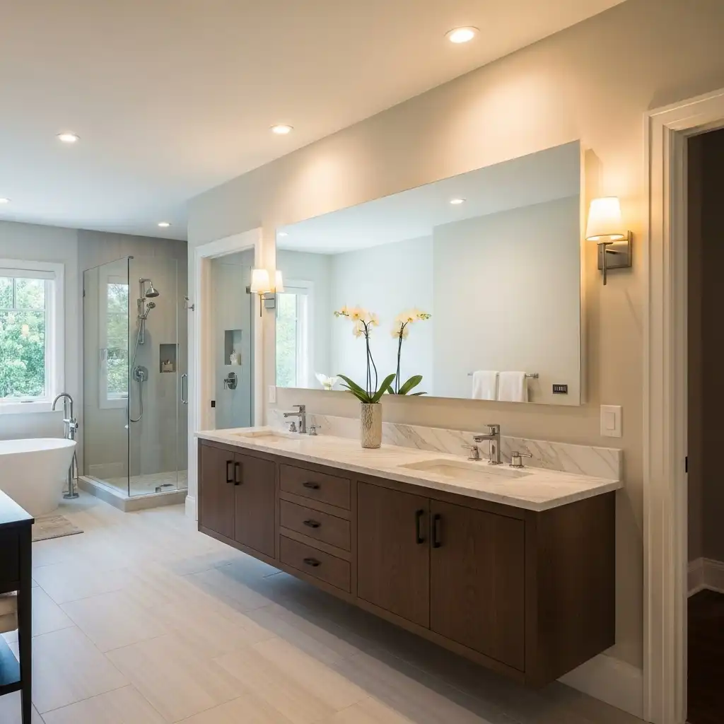 Heated Anti-Fog Bathroom Mirror