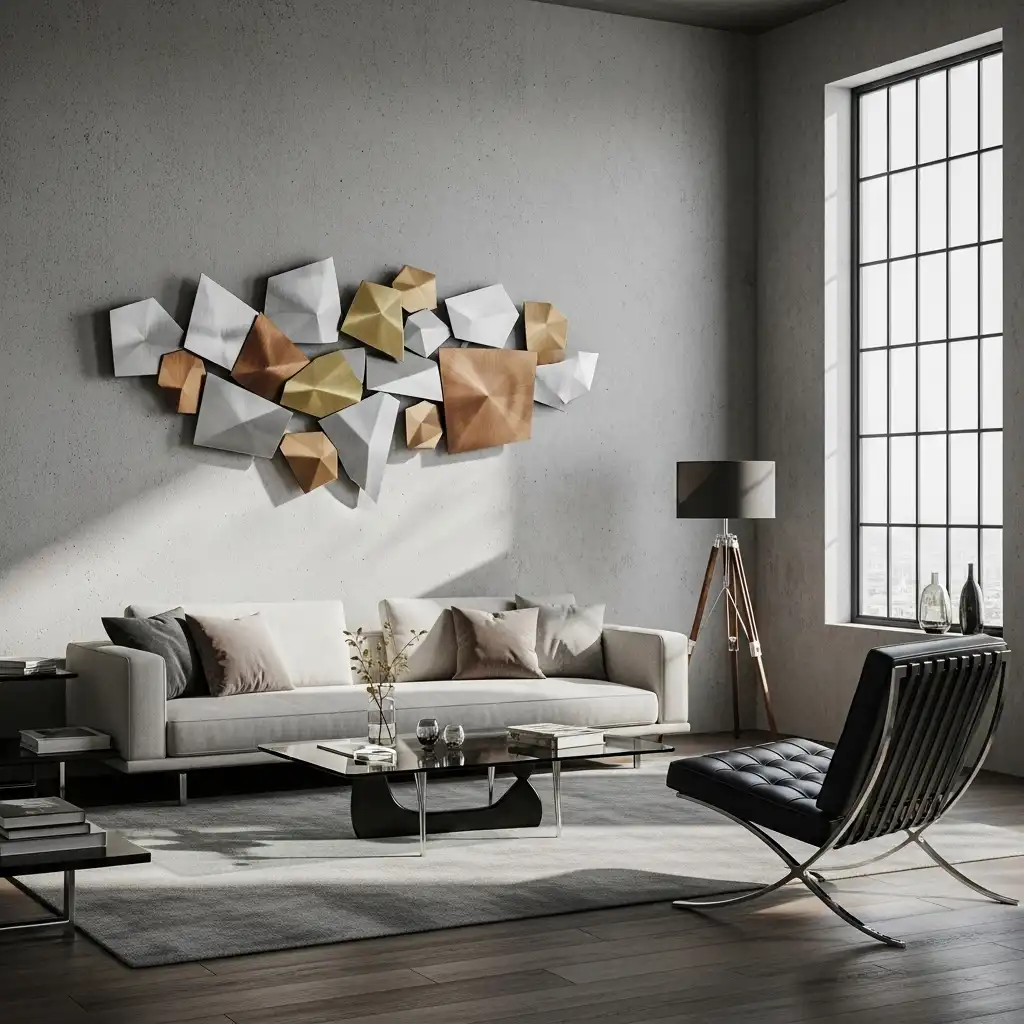 modern or industrial look