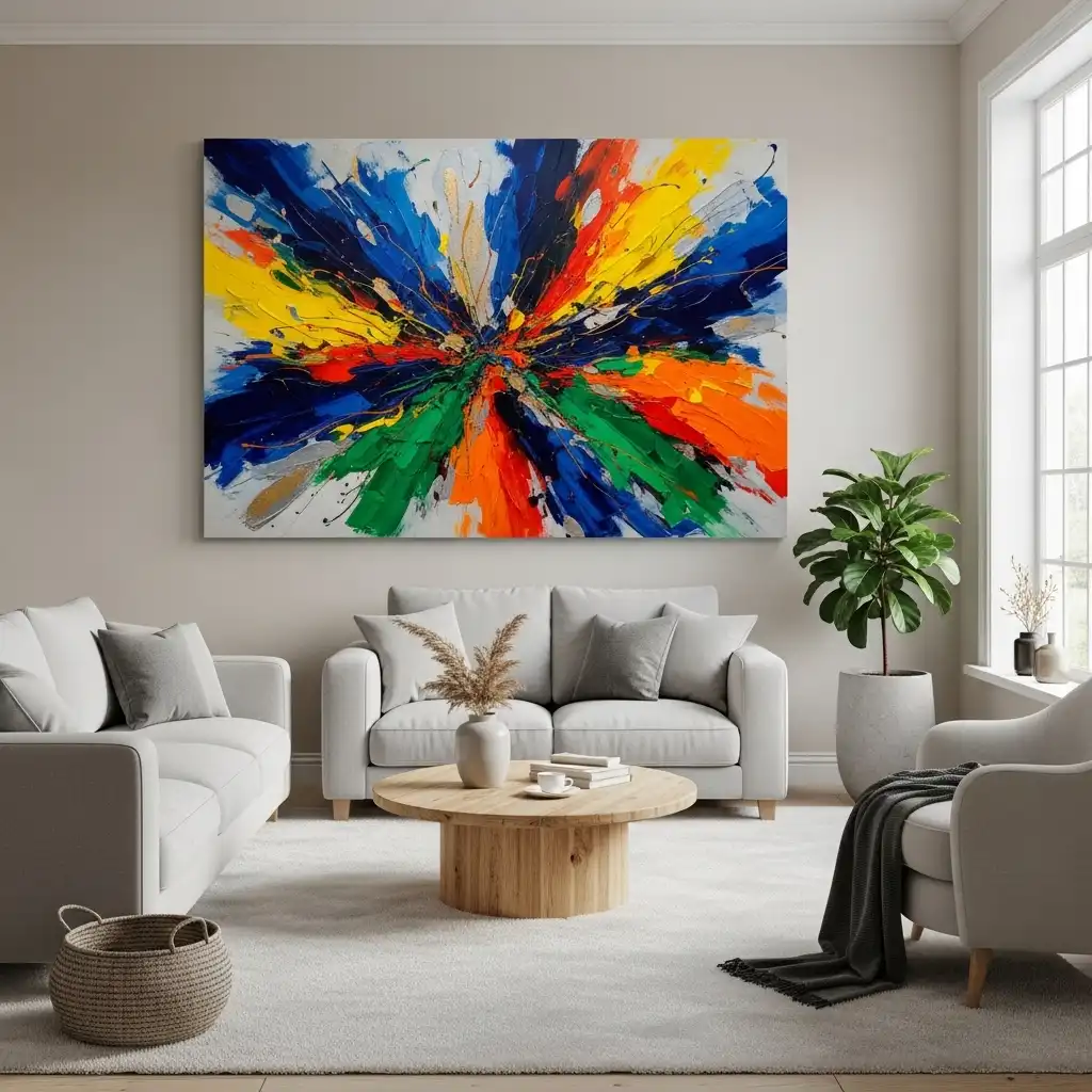 art be used to introduce a bold color palette