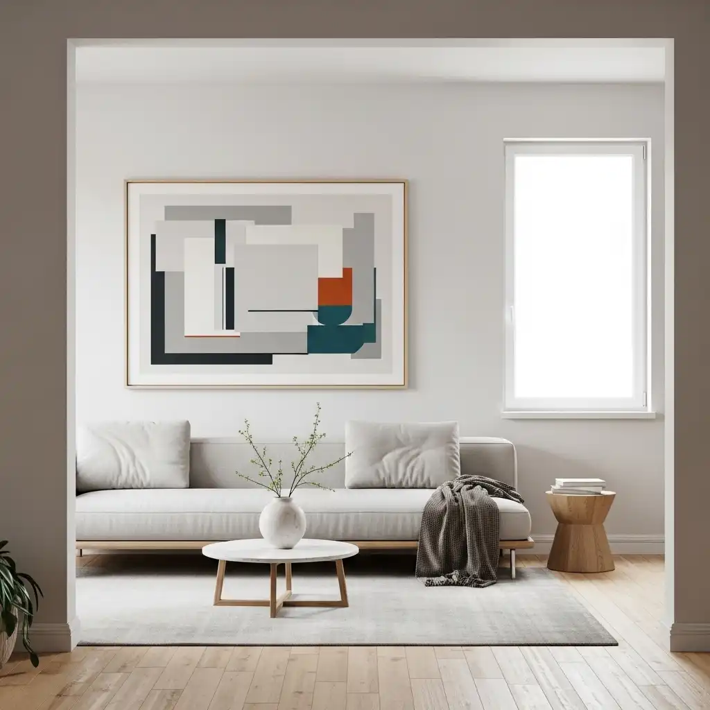 wall art minimalist art display