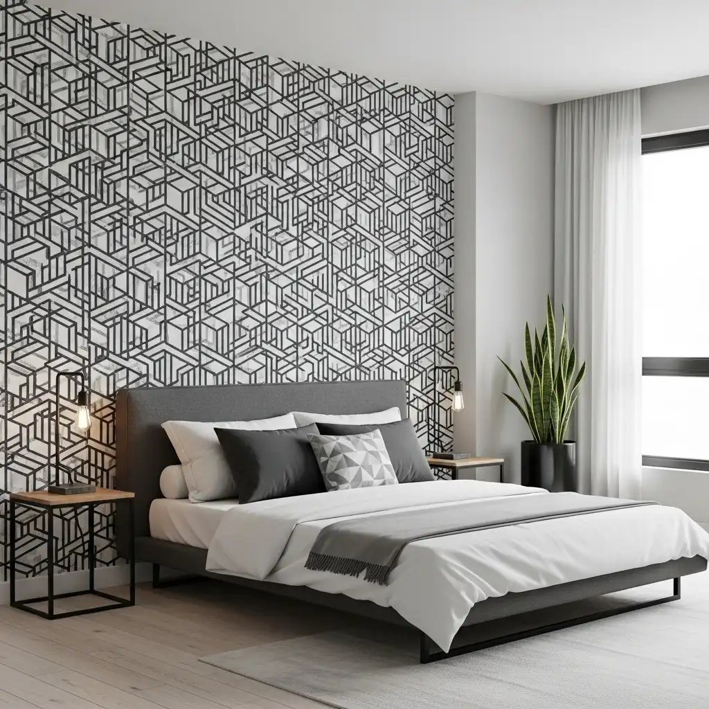 Geometric wallpaper
