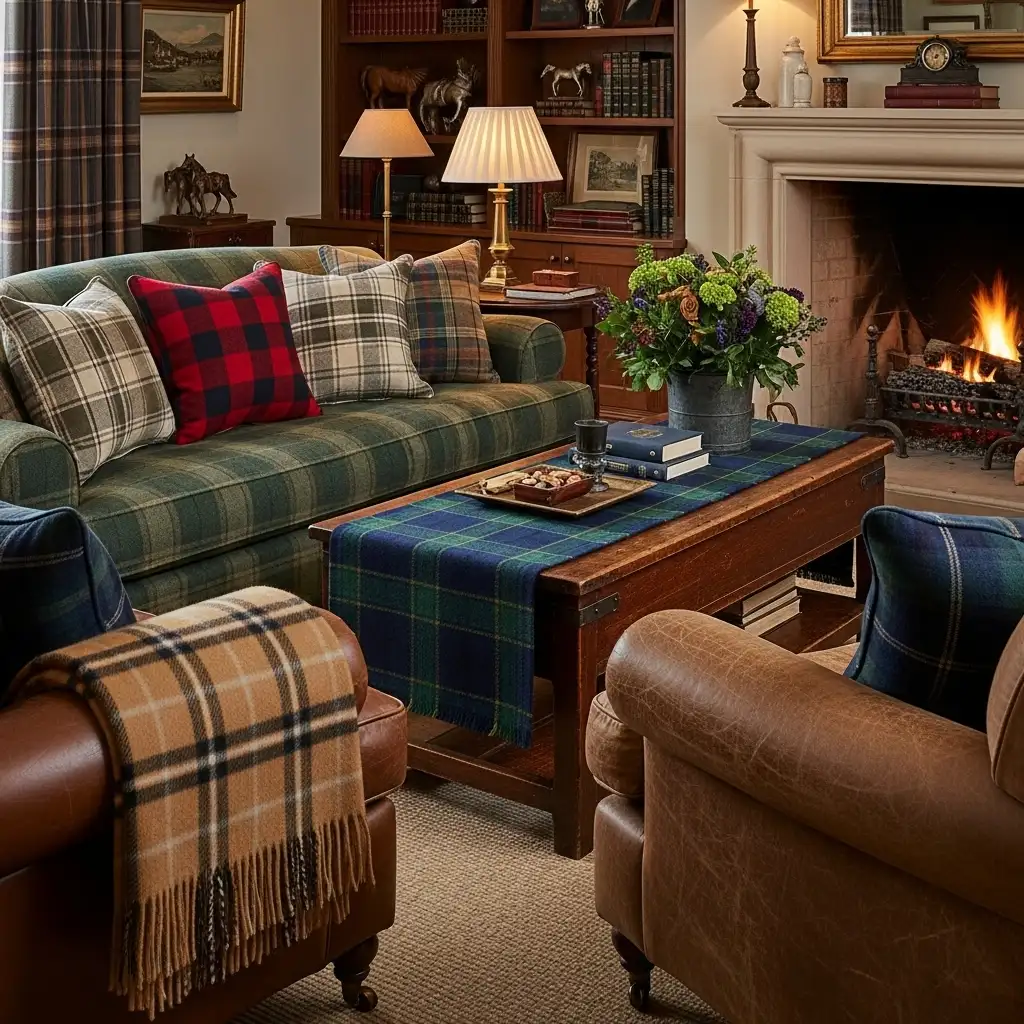 Plaid and tartan textiles