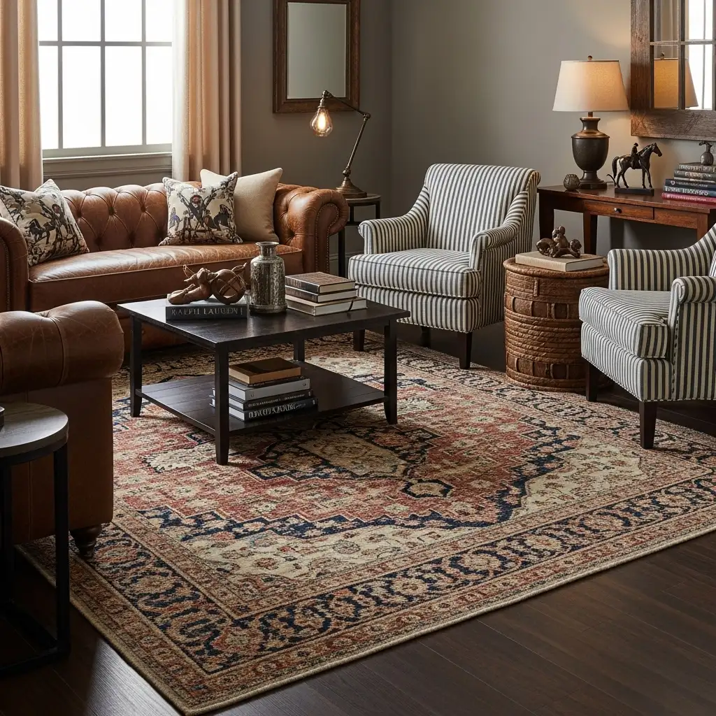 Wool or jute rug
