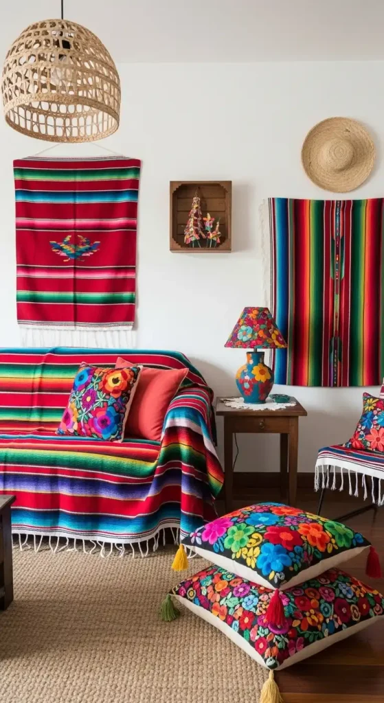 mexican home Vibrant Textiles
