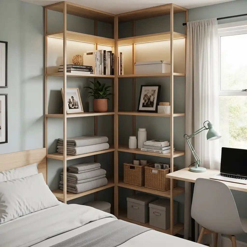 Corner Shelving Units