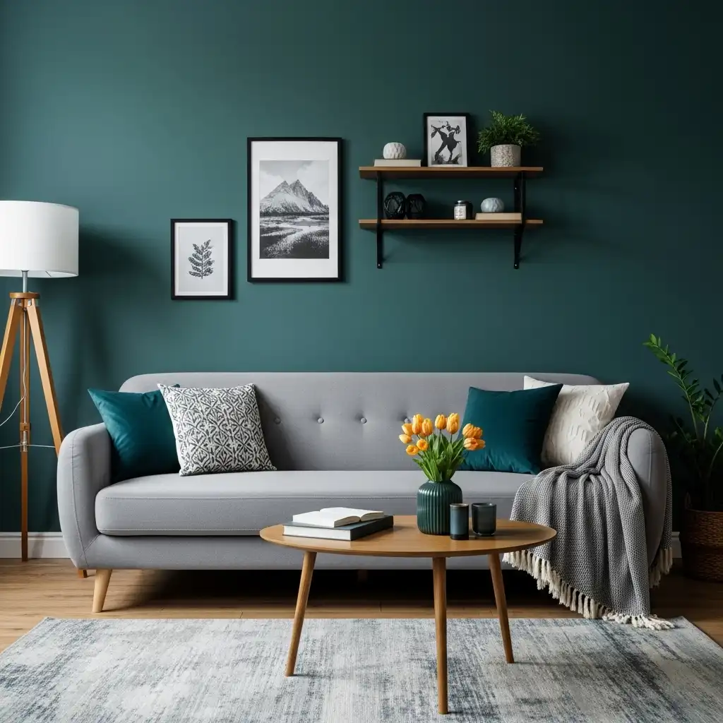 Bold Painted Accent Walls