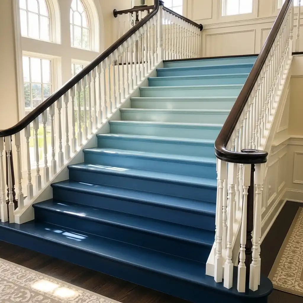 Gradient Ombre Stairs