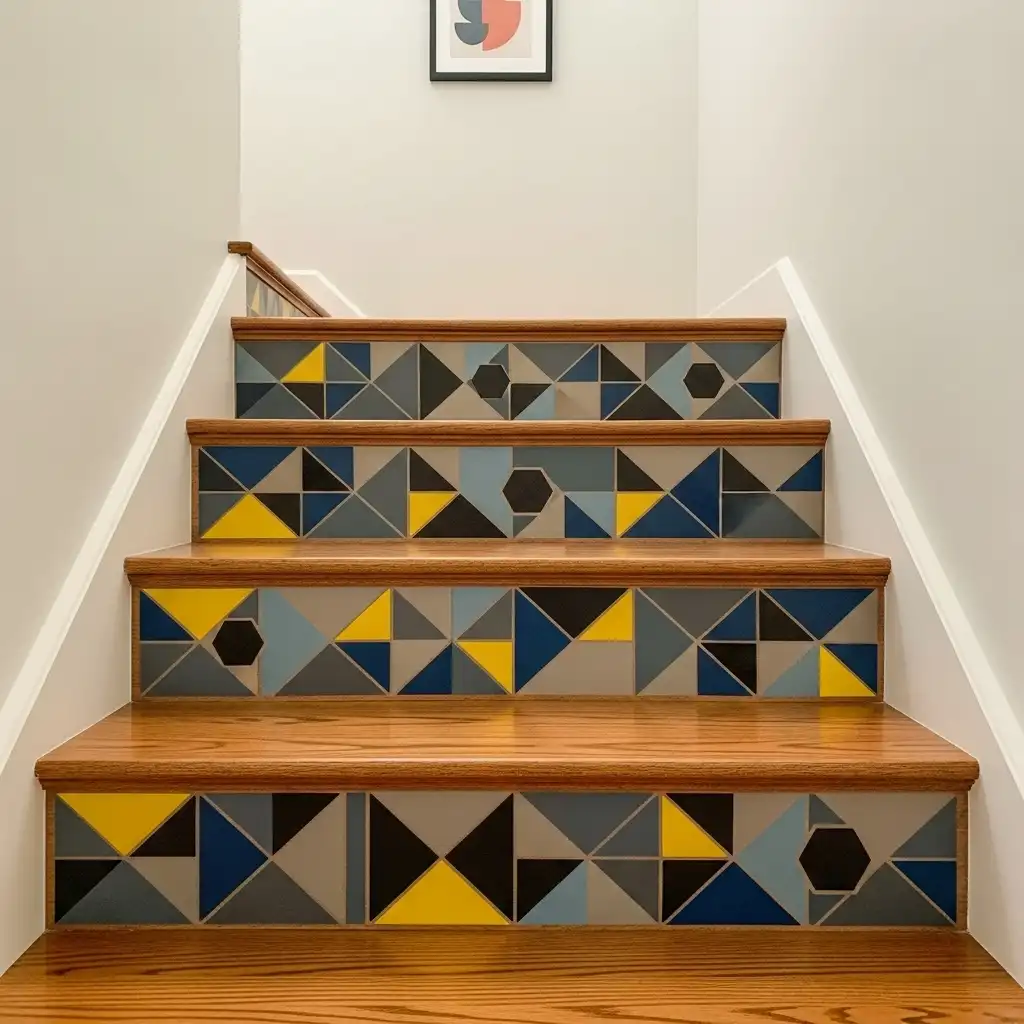 Modern Geometric Stencil Pattern