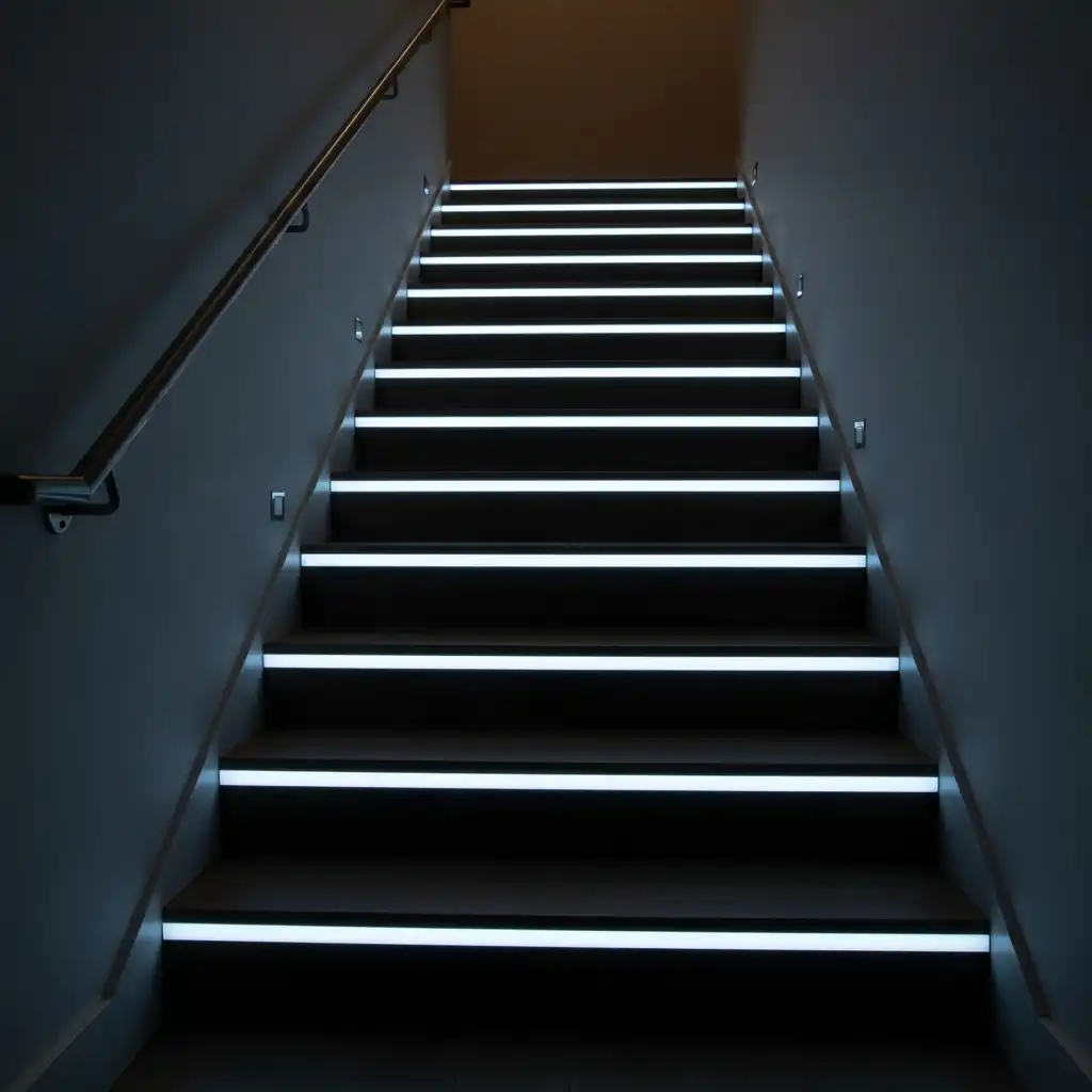 Glow-in-the-Dark Stairs