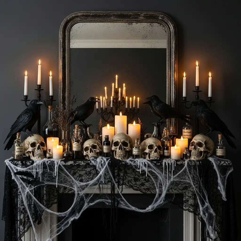 Create-a-Spooky-Mantelpiece-Display