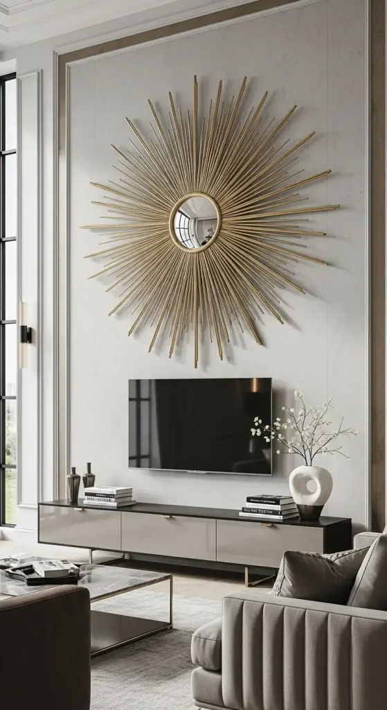 Large Sunburst Mirror