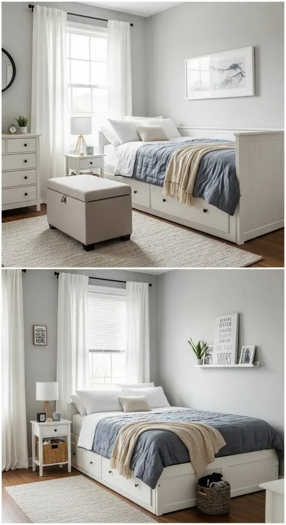 The All-In-One Furniture in chic small bedroom ideas