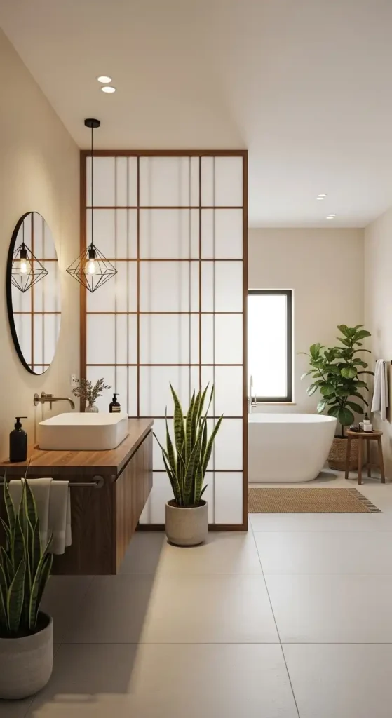 Japanese Design with a Shoji Screen