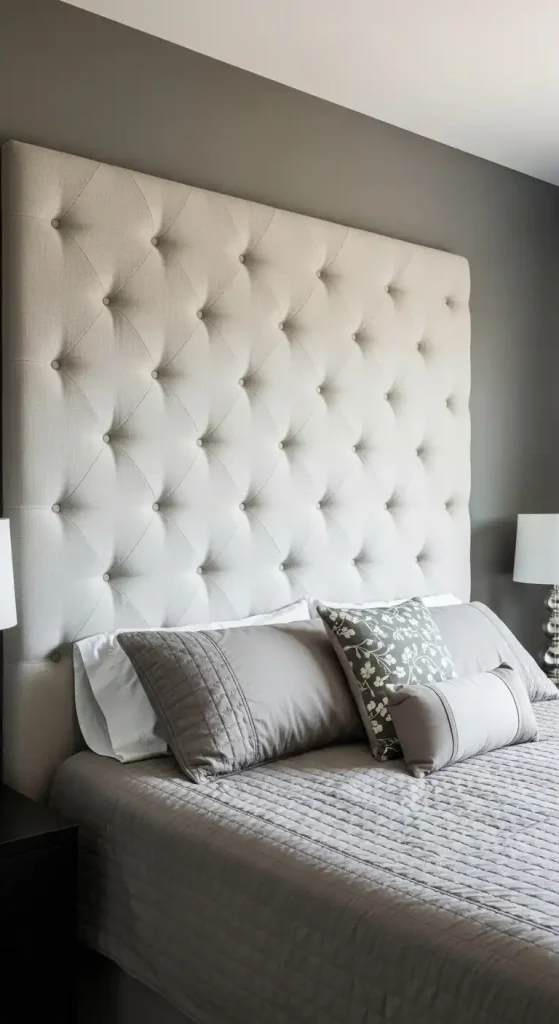 bedroom back wall Padded Headboard Wall