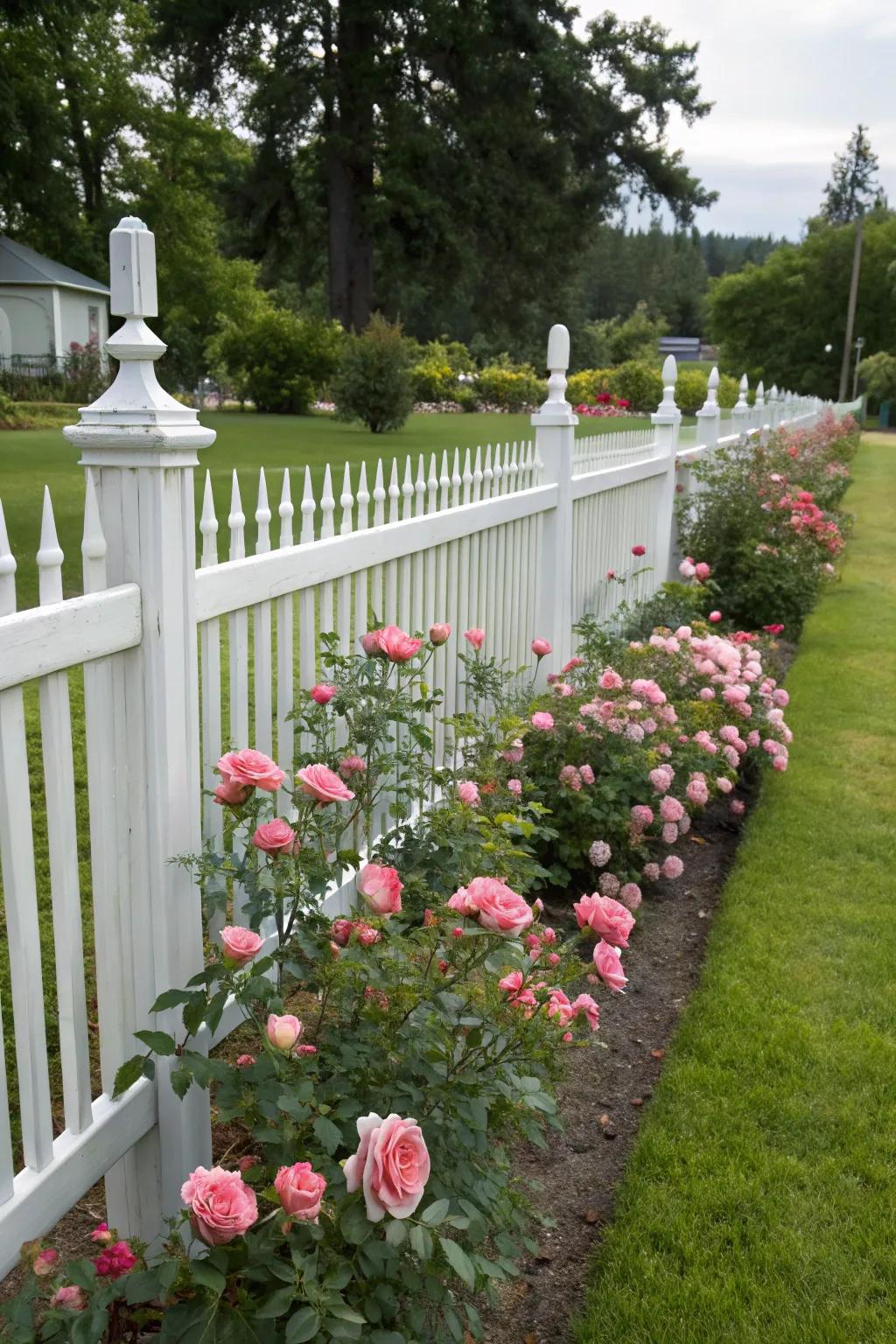 Aluminum picket fences offer classic charm with modern benefits.