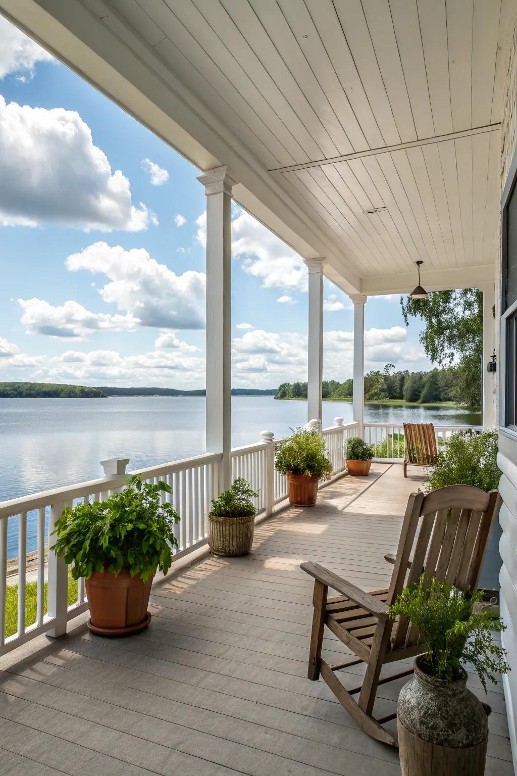 An open design enhances your connection to nature.